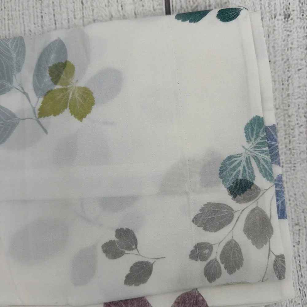 Schlossberg Euro Sham Eliv Blanc Floral White 100% Cotton Sateen Switzerland